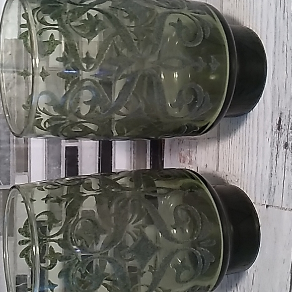 Vintage 1970s Libbey green glasses - Picture 1 of 4